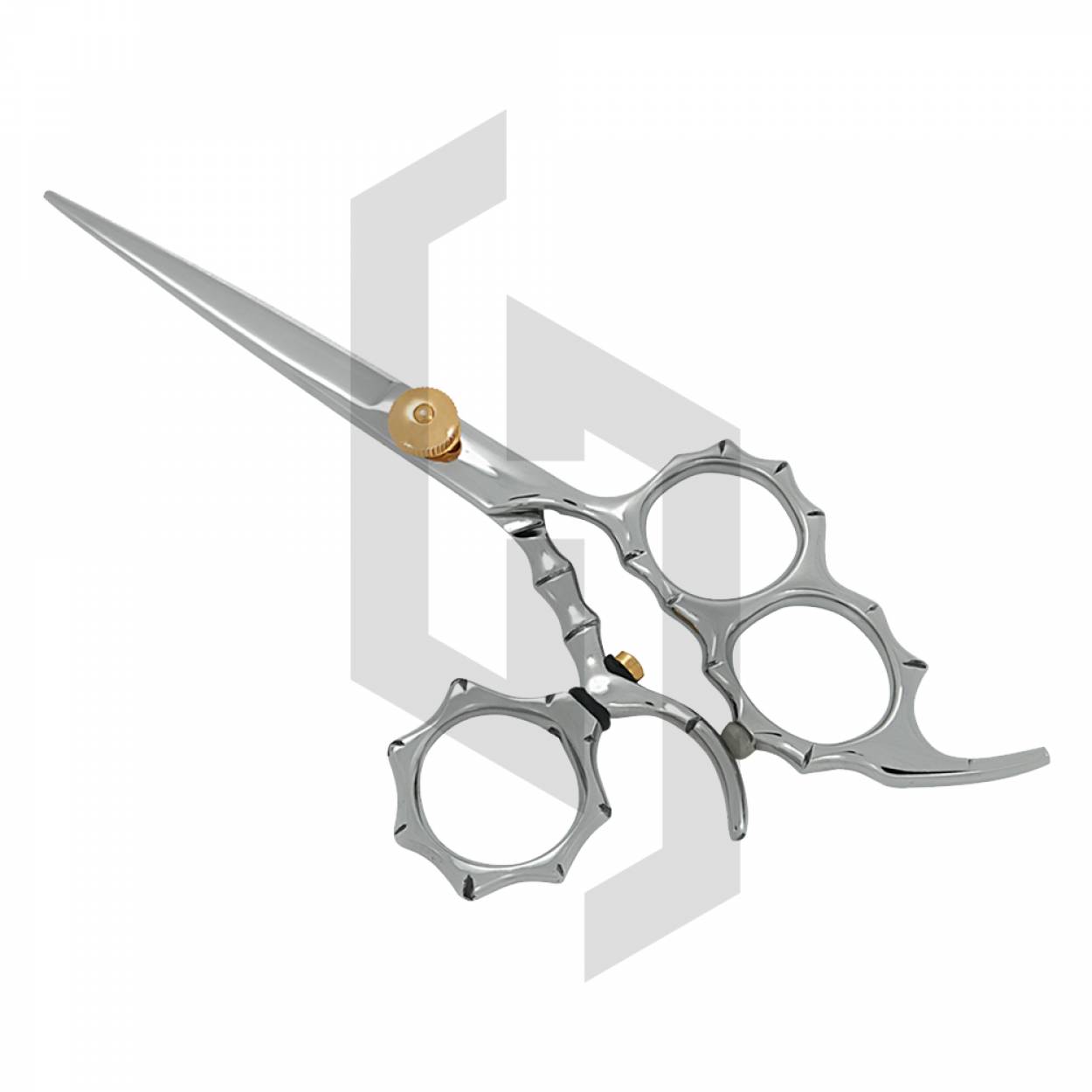 Barber Shear 3 Rings & Rest Finger Scissors for Barber Shop